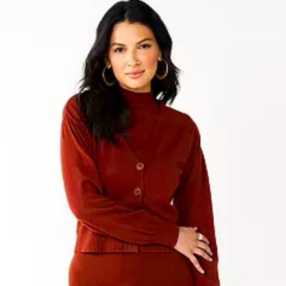 Nine West Cherry Jubilee 3 Piece Sweater/Pant Set